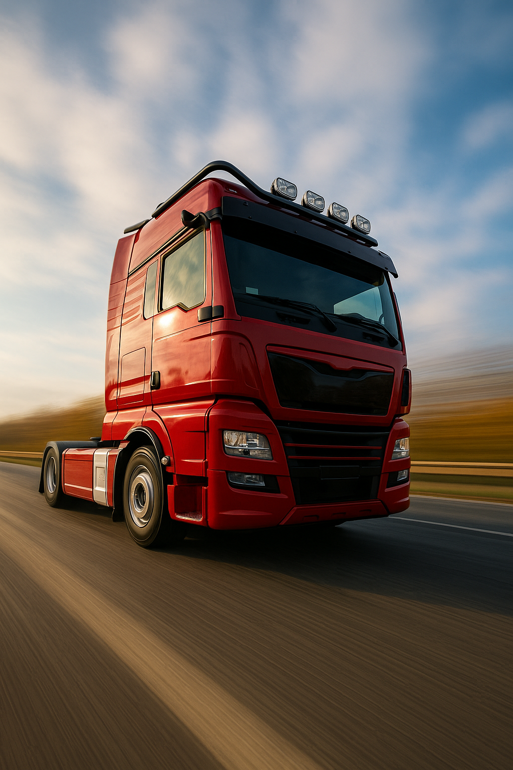 MAN-Lkw von Panman Translog auf der Autobahn – europaweiter Gütertransport und Logistikservice